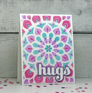 Shining Mandala Hugs – January 2019 Stamp of the Month