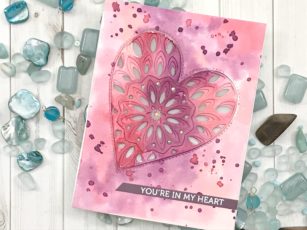 Kaleidoscope Heart Layering Die Set! | By Desiree Kuemmerle