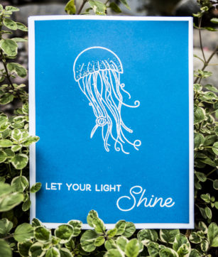 Double Embossed Jellyfishby Jennifer Svare