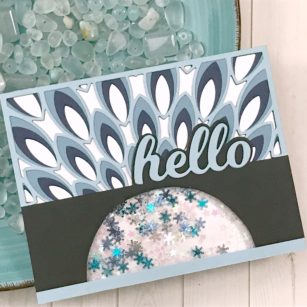 A Shaker Card using a Layering Die! | By Desiree Kuemmerle