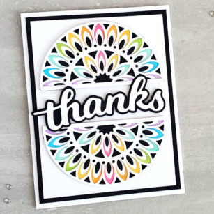 Rainbow Thank you Card | by Ardyth Percy-Robb