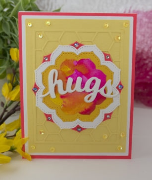 Sending Quick Hugs with Nested Dies + Giveaway! | by Jennifer Svare