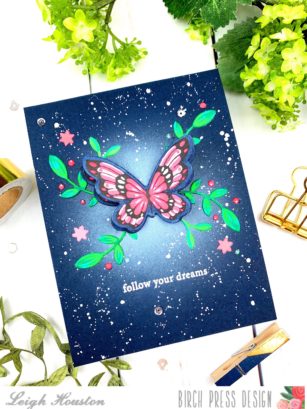 Dimensional Butterfly Card | By Leigh Houston