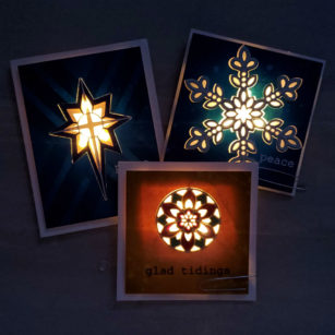 Light-Up Christmas Cards with Layering Dies | by Ardyth Percy-Robb