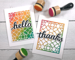 Two Cards from One Die Cut | by Tracey McNeely