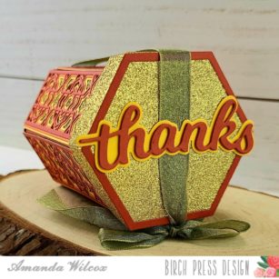 Thank You Hexagon Box | By Amanda Wilcox