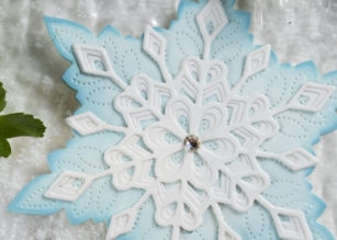 Frosty Snowflake Mini-Card | by Jennifer Svare