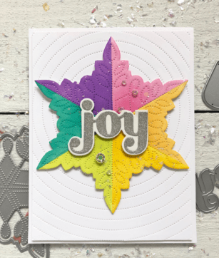 Rainbow Joy Snowflake | by Tracey McNeely