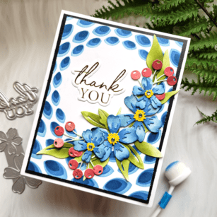 Blue Willow Floral Thank You | by Colleen Balija