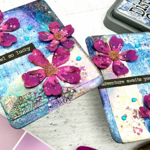 Phlox Blooms ATC’s | By Natasha Vacca