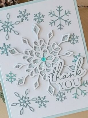 Snowflake Thank You | by Rosemary Dennis