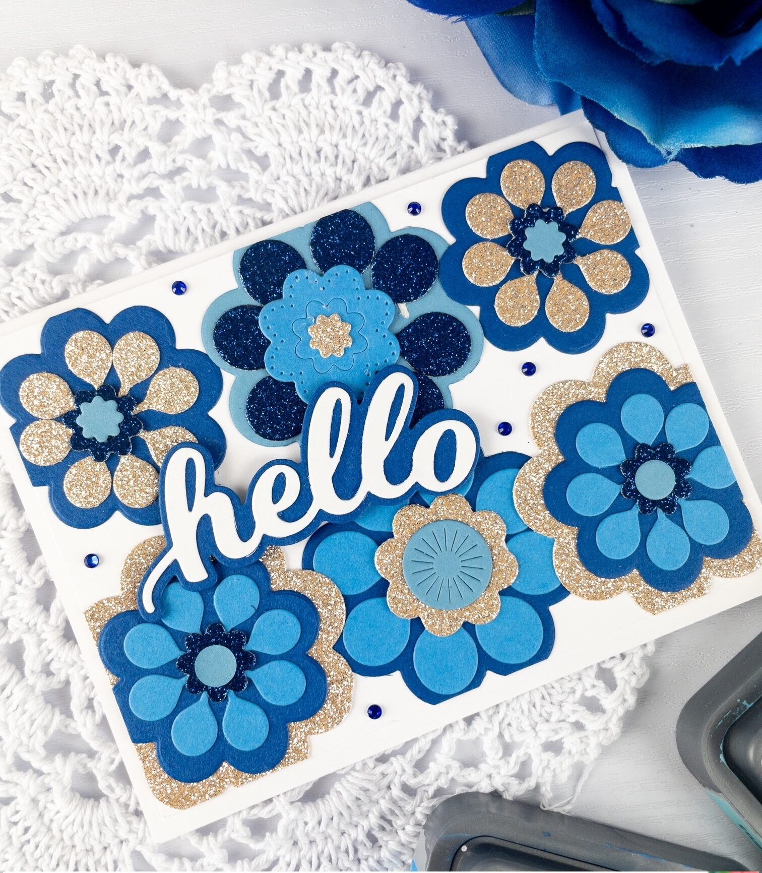 Block Print Star Flowers | by Crystal Komara