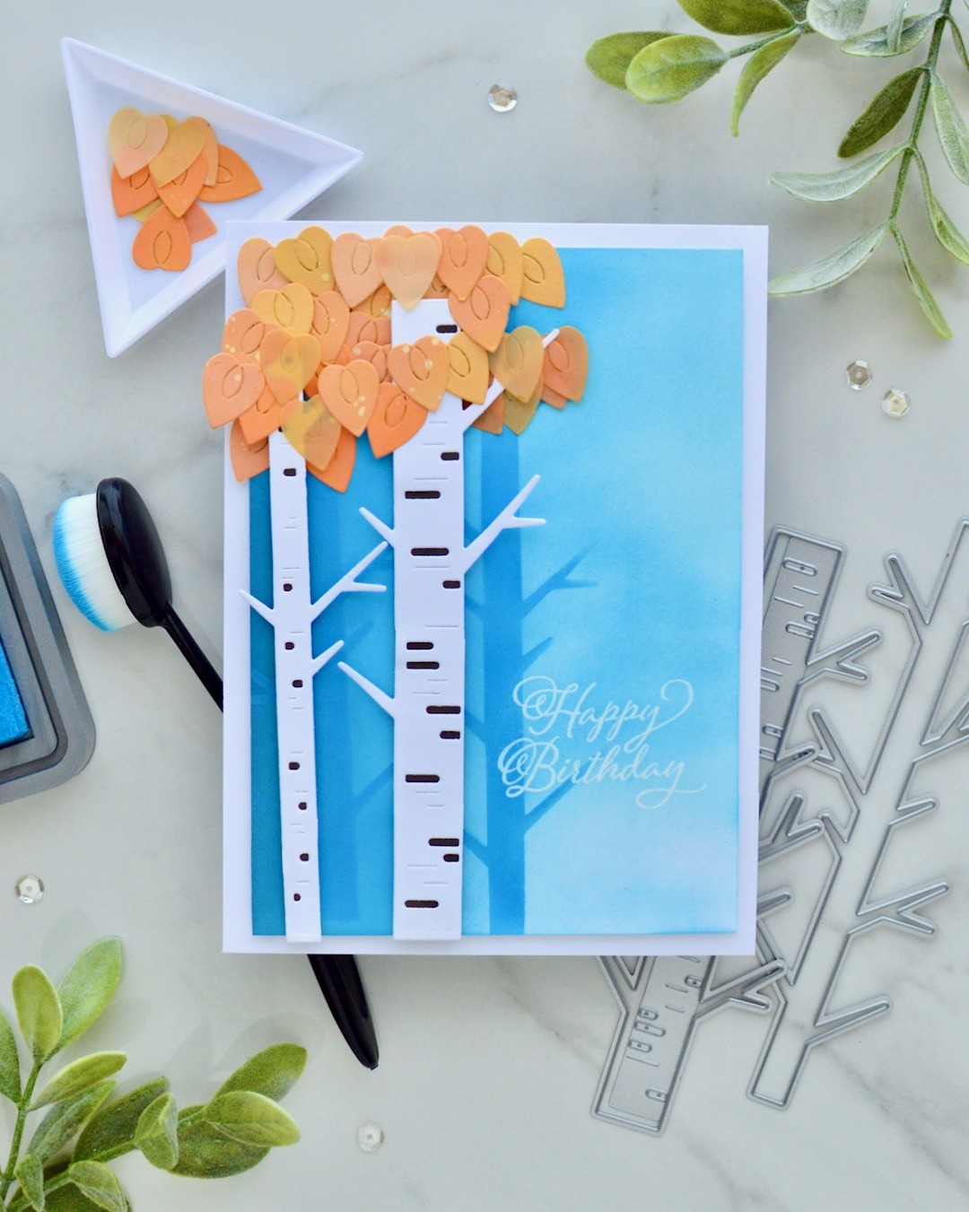 Birch Tree Series: Fall by Savannah O’Gwynn 